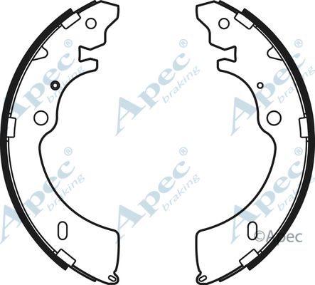 APEC BRAKING Комплект тормозных колодок SHU783